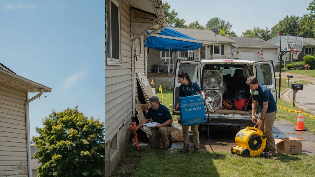 Ceiling Leak Cleanup in Carmel, IN near me