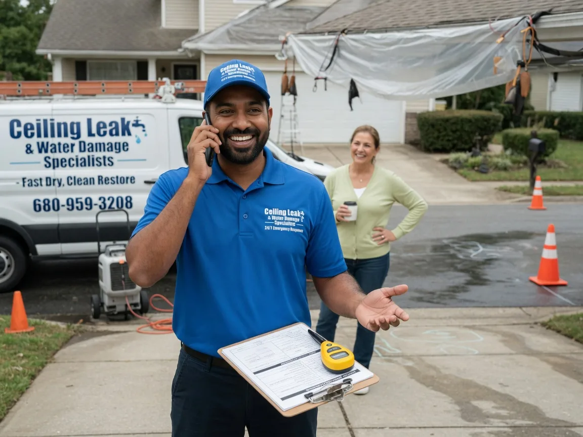 Ceiling Leak Cleanup Carmel, IN FAQs